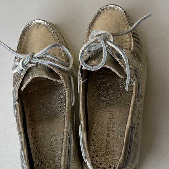Sperry Top-Sider Metallic Authentic Original Boat Shoe Sneaker Size 5 - Picture 5 of 16